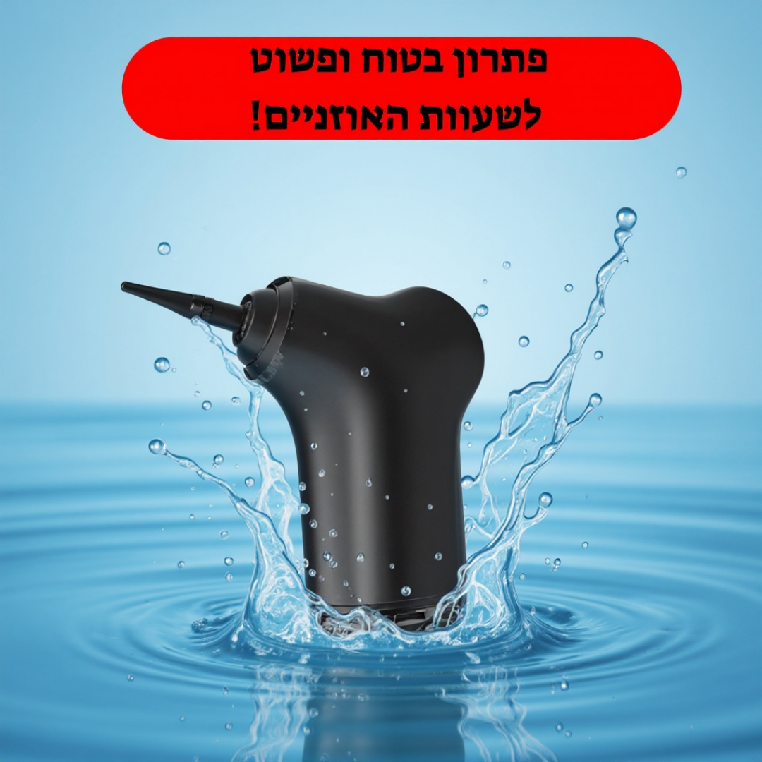 ערכת מנקה אוזניים FlushClean של Hearo