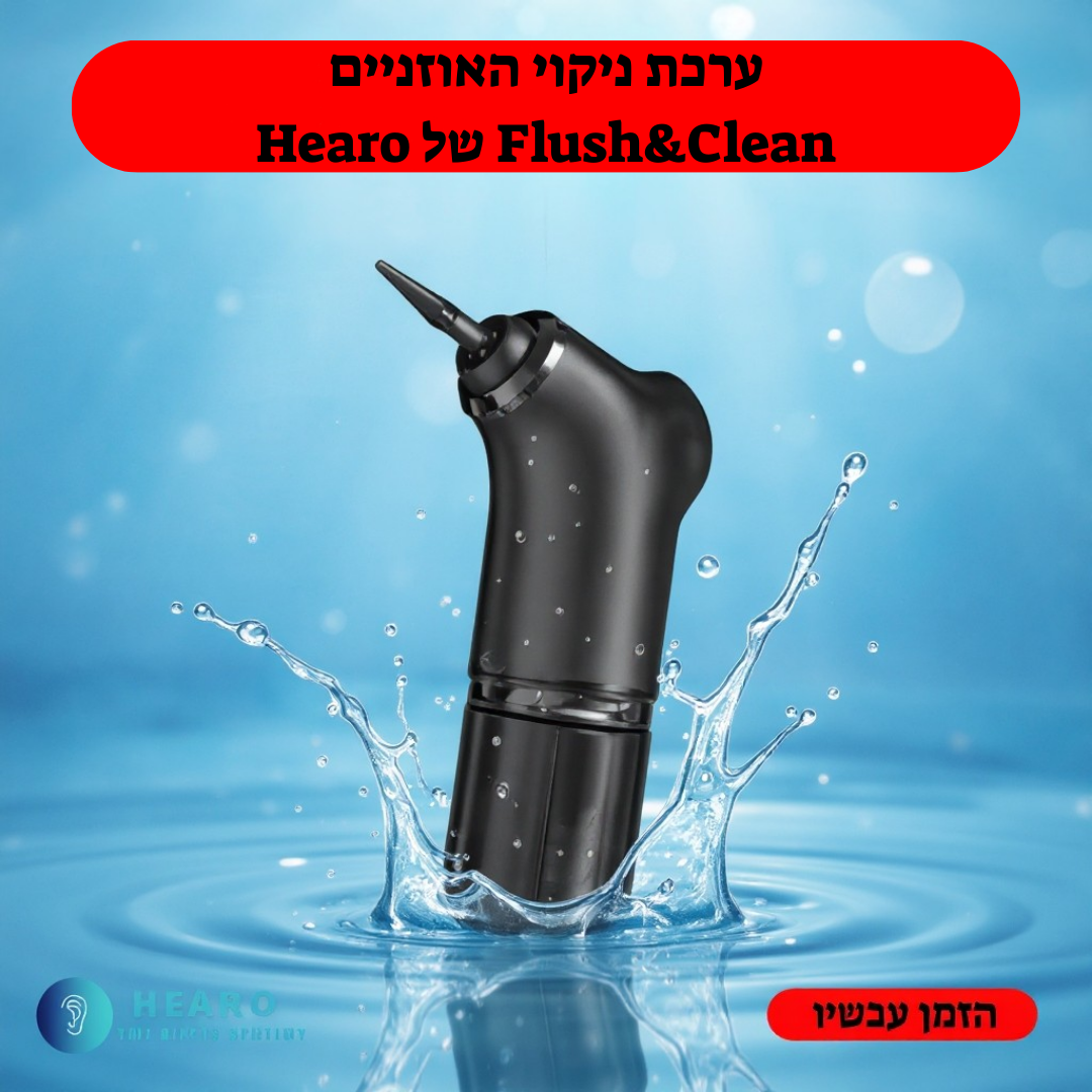 ערכת מנקה אוזניים FlushClean של Hearo